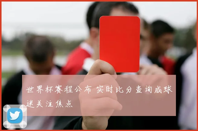 世界杯赛程公布 实时比分查询成球迷关注焦点